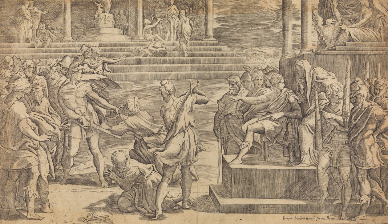 The Martyrdom of St. Peter and St. Paul by Giovanni Jacopo Caraglio