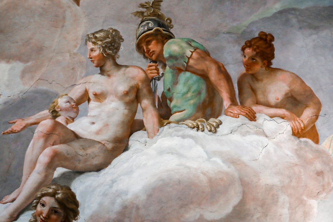Venus and Mars (detail) by Giovanni Lanfranco