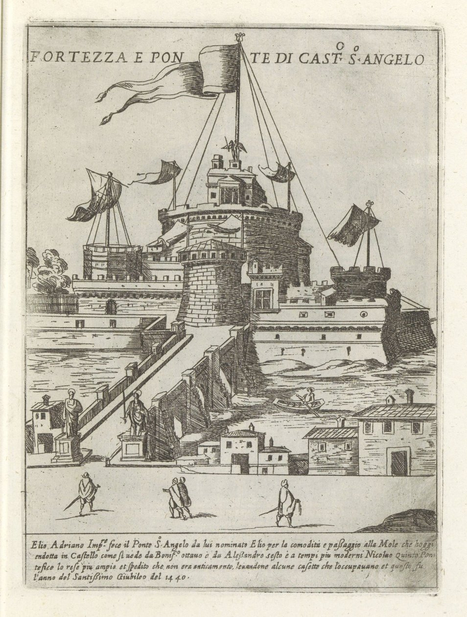 Castle and Bridge of the Holy Angel by Giovanni Maggi