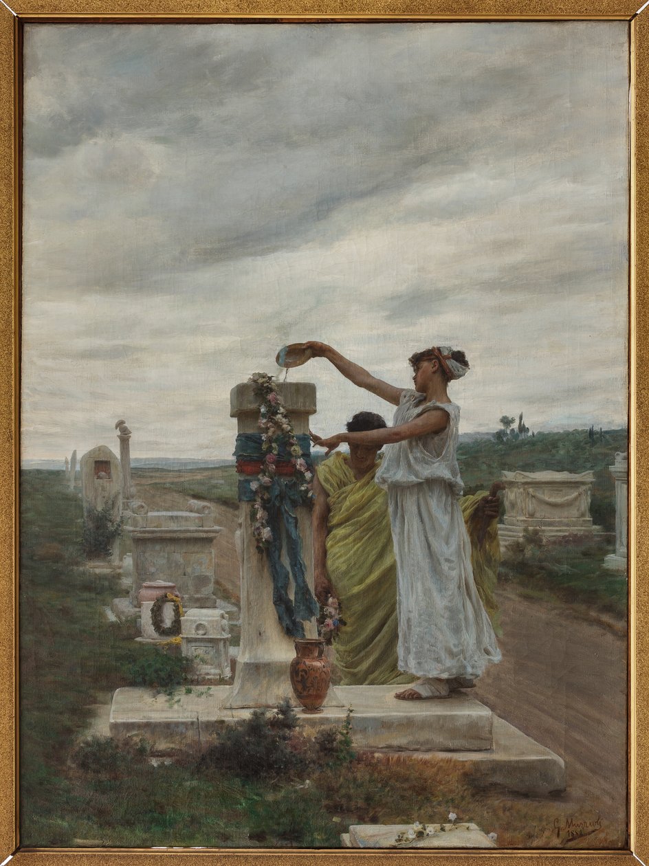 Honour to the Heroes (a rite in ancient Greece) by Giovanni Muzzioli