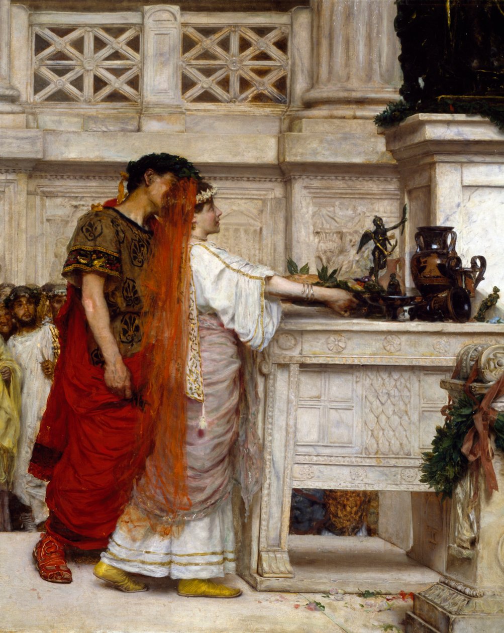 Marriage proposal (detail) by Giovanni Muzzioli
