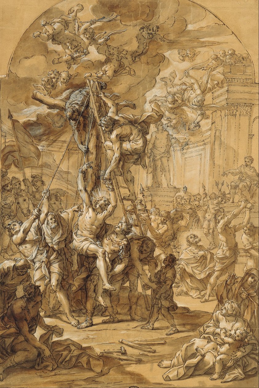 The Martyrdoms of the Apostles Philip and James the Lesser by Giovanni Odazzi