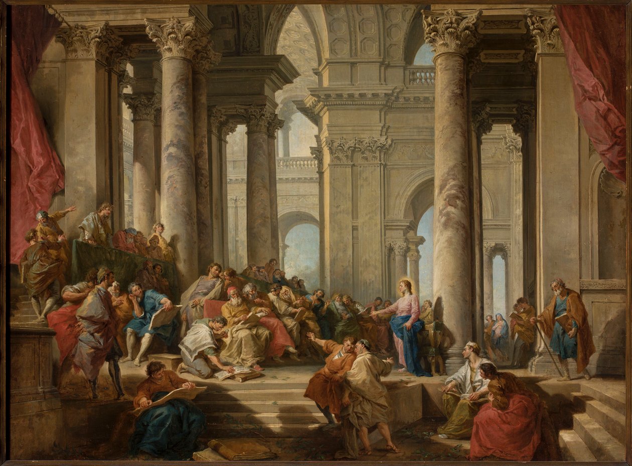 Christ Among the Doctors by Giovanni Paolo Pannini