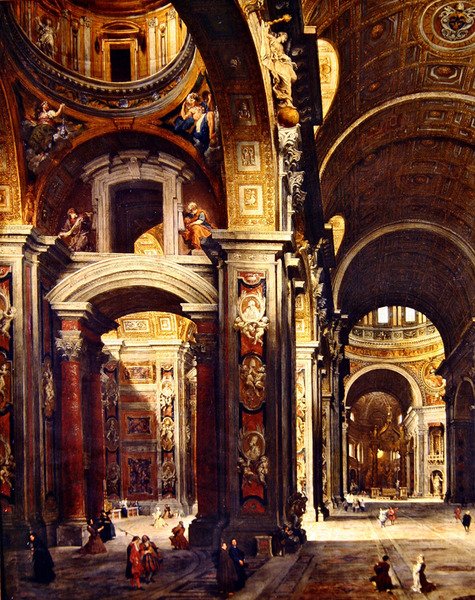 Cardinal Melchior de Polignac Visiting St. Peter