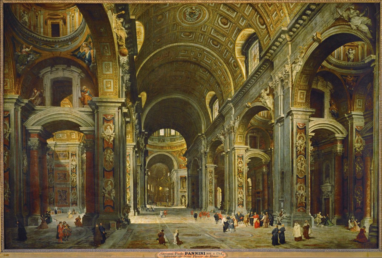 Cardinal Melchior de Polignac Visiting St. Peter