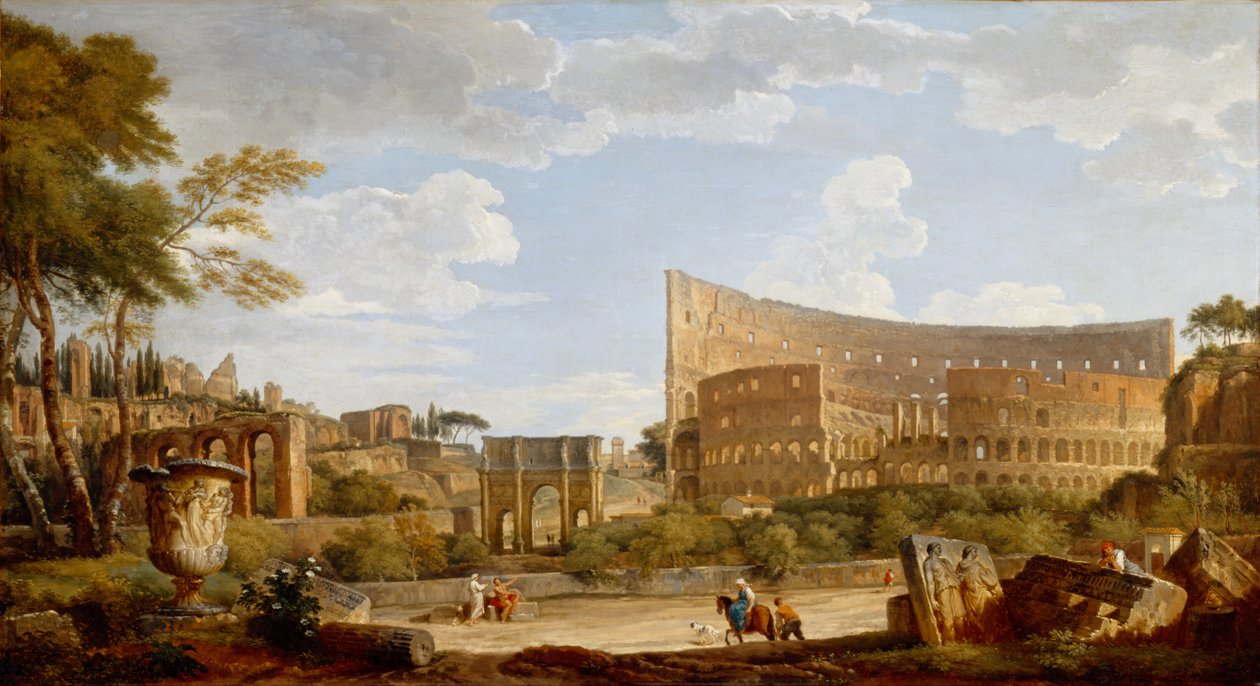 View of the Colosseum by Giovanni Paolo Pannini