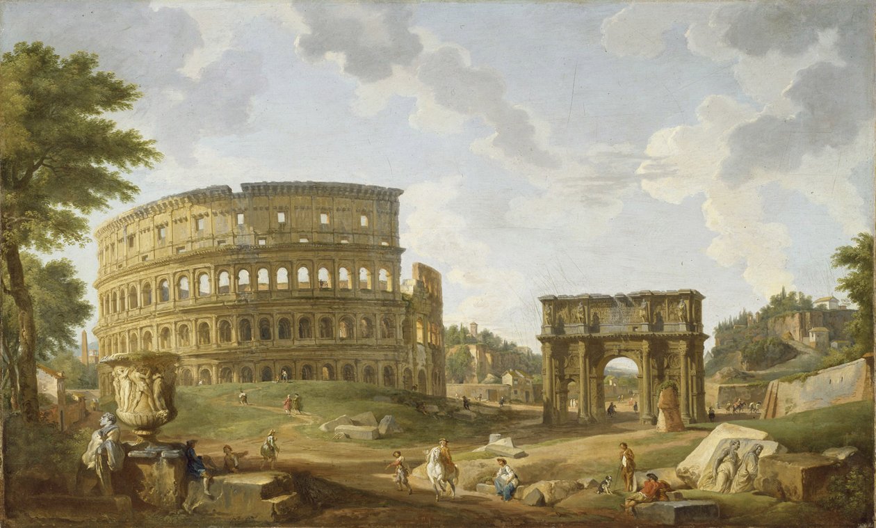 View of the Colosseum by Giovanni Paolo Pannini