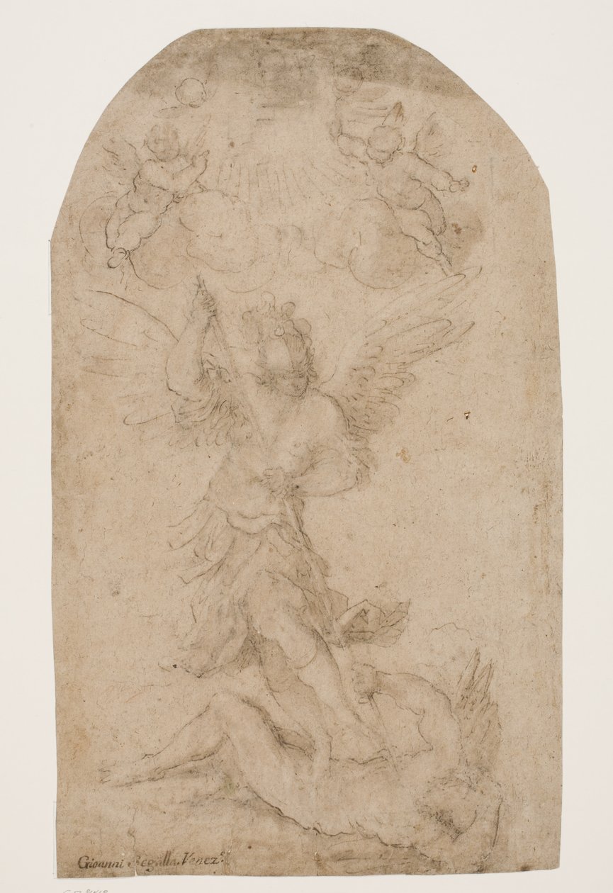 The Archangel Michael Vanquishing the Devil by Giovanni Segala