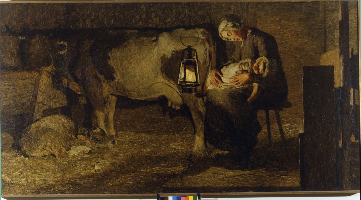 Both mothers. 1889 by Giovanni Segantini