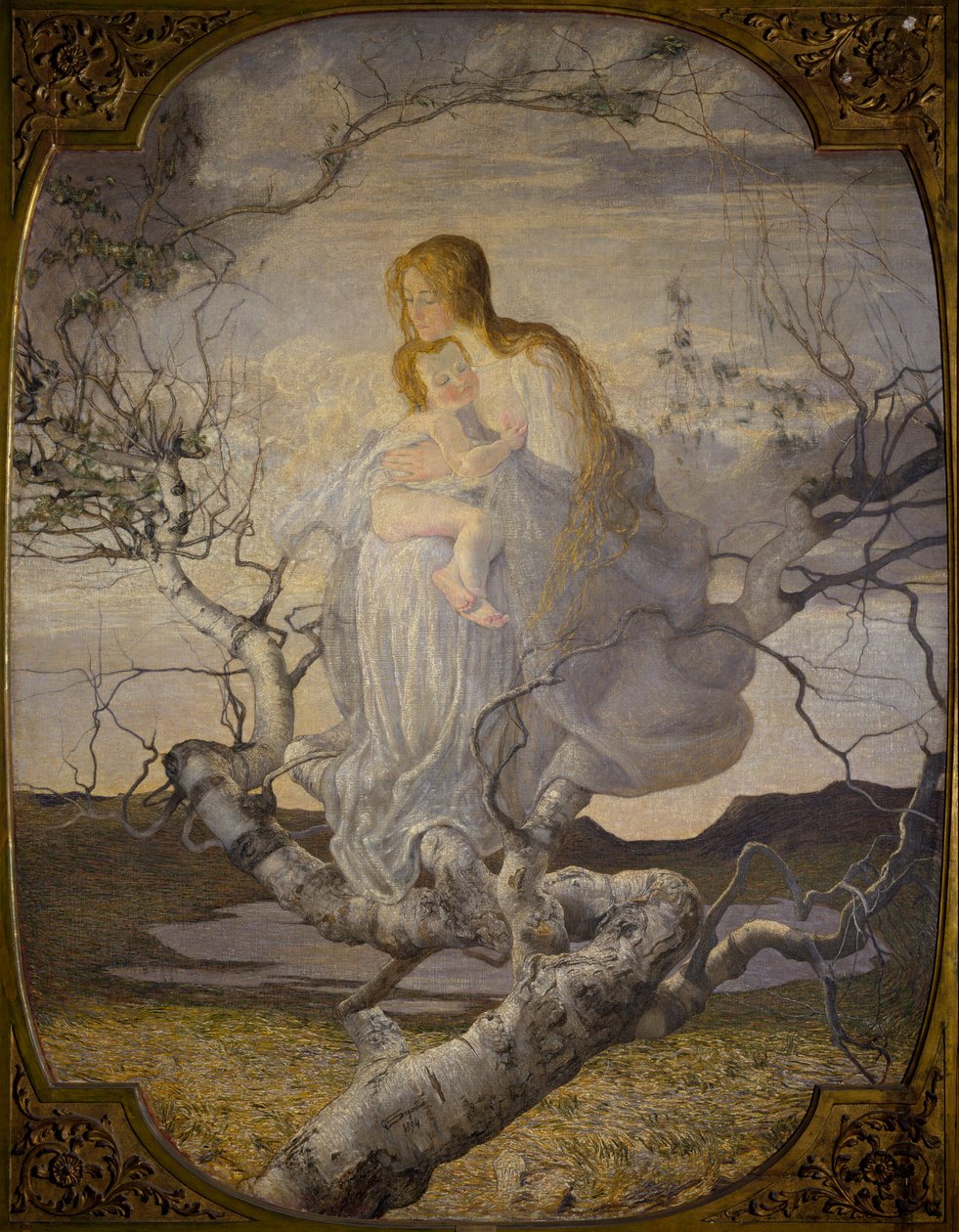 The Angel of Life by Giovanni Segantini