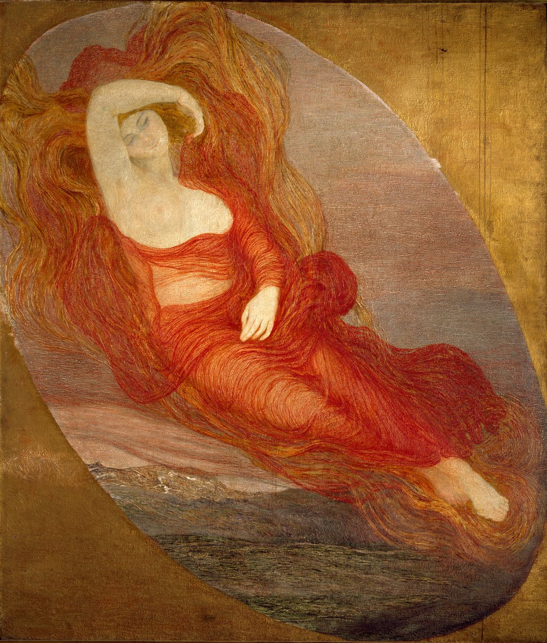The Goddess of Love by Giovanni Segantini