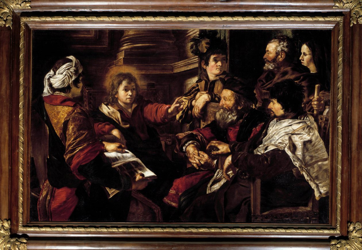 Christ and the Doctors by Giovanni Serodine