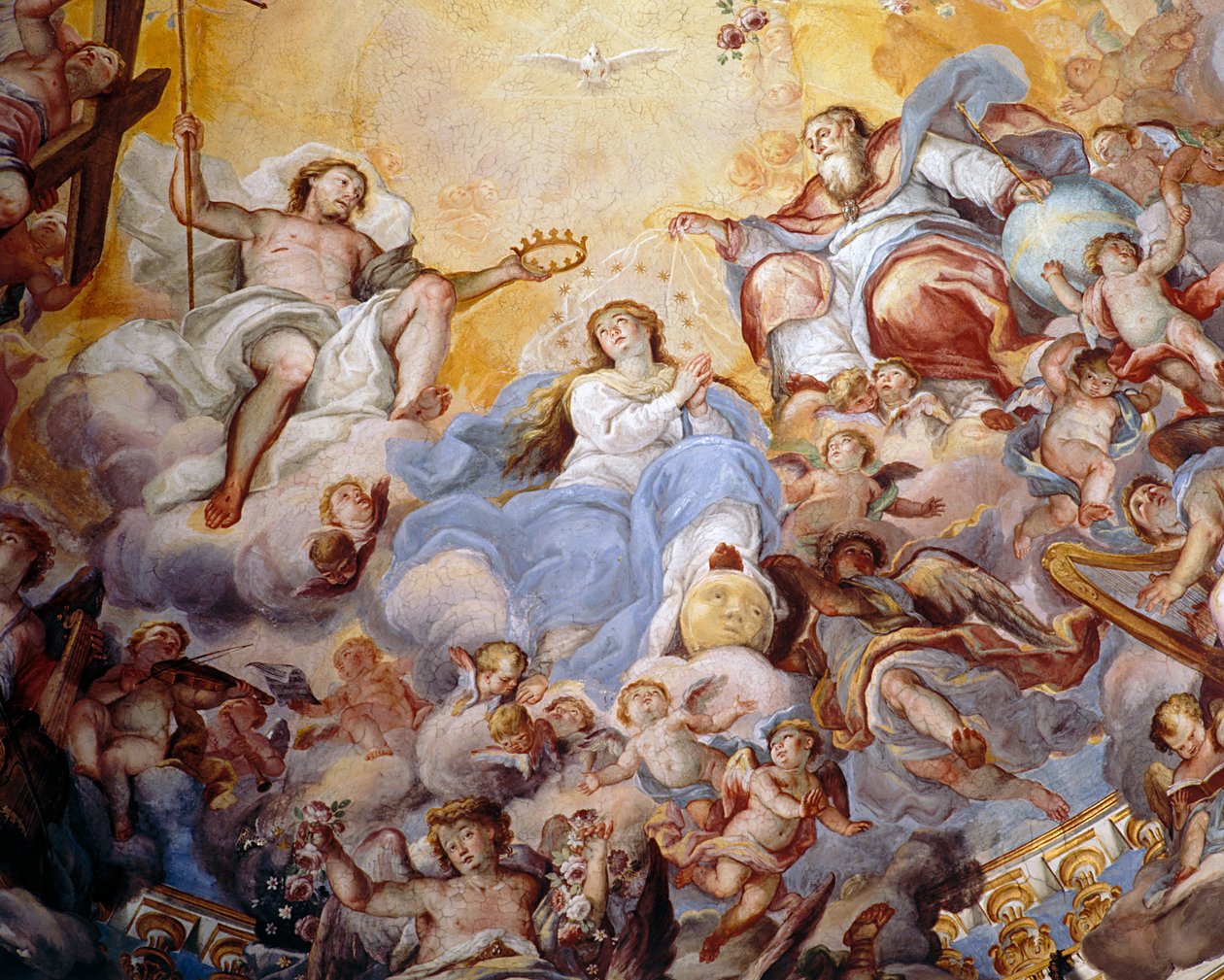 Coronation of the Virgin by Giovanni Tuccari