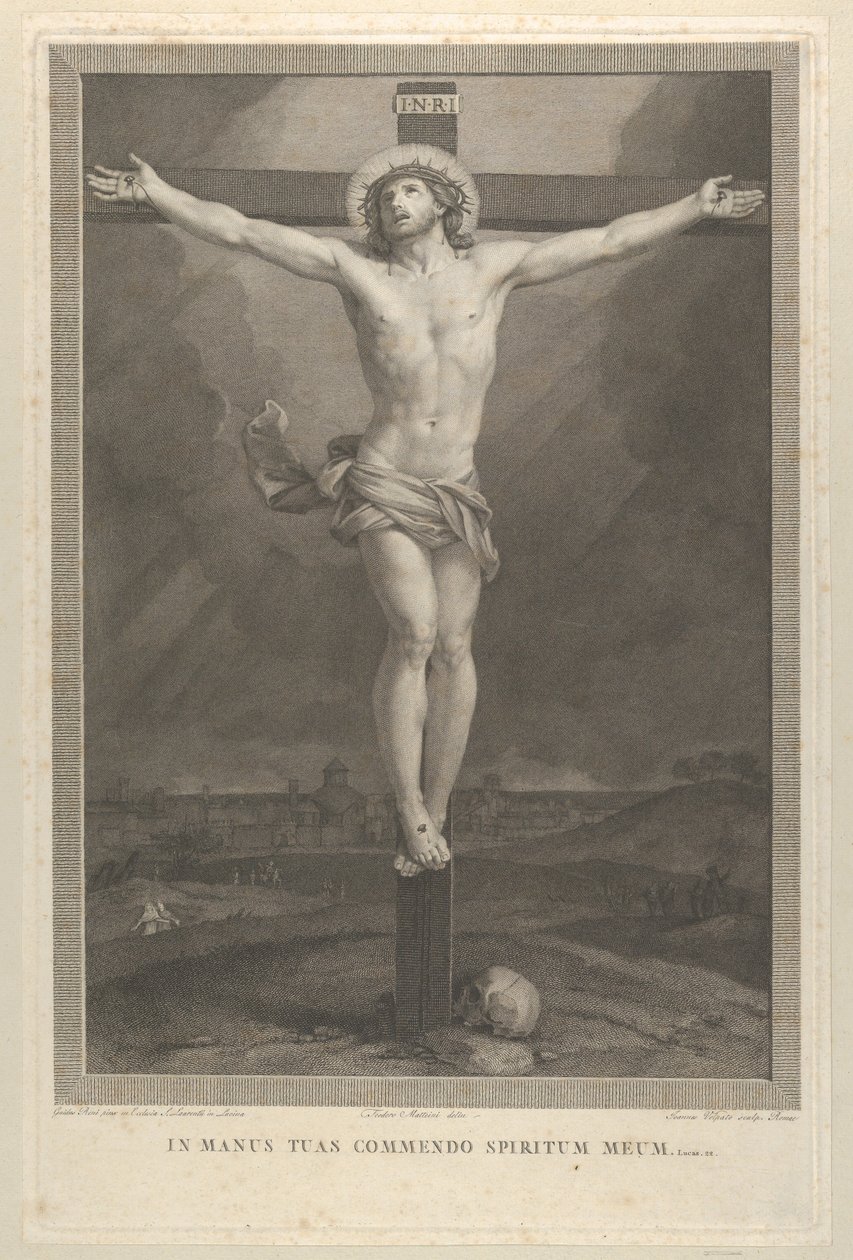 Christ Crucified on the Cross, a Skull at the Base by Giovanni Volpato