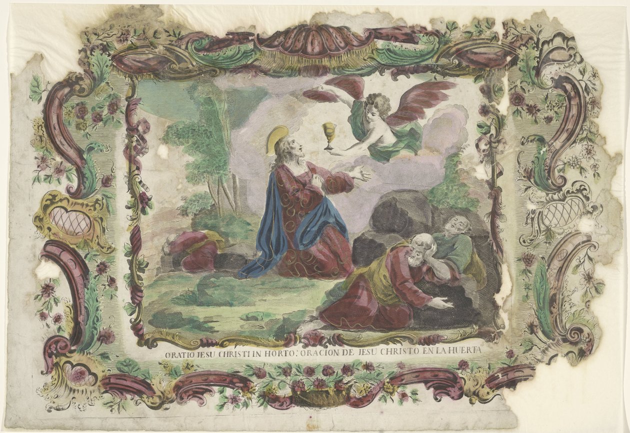 Christ in the Garden of Gethsemane by Giovanni Volpato
