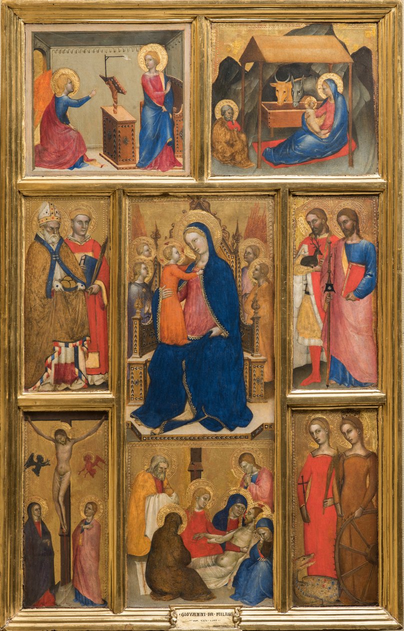 Madonna and Child with Saints by Giovanni da Milano