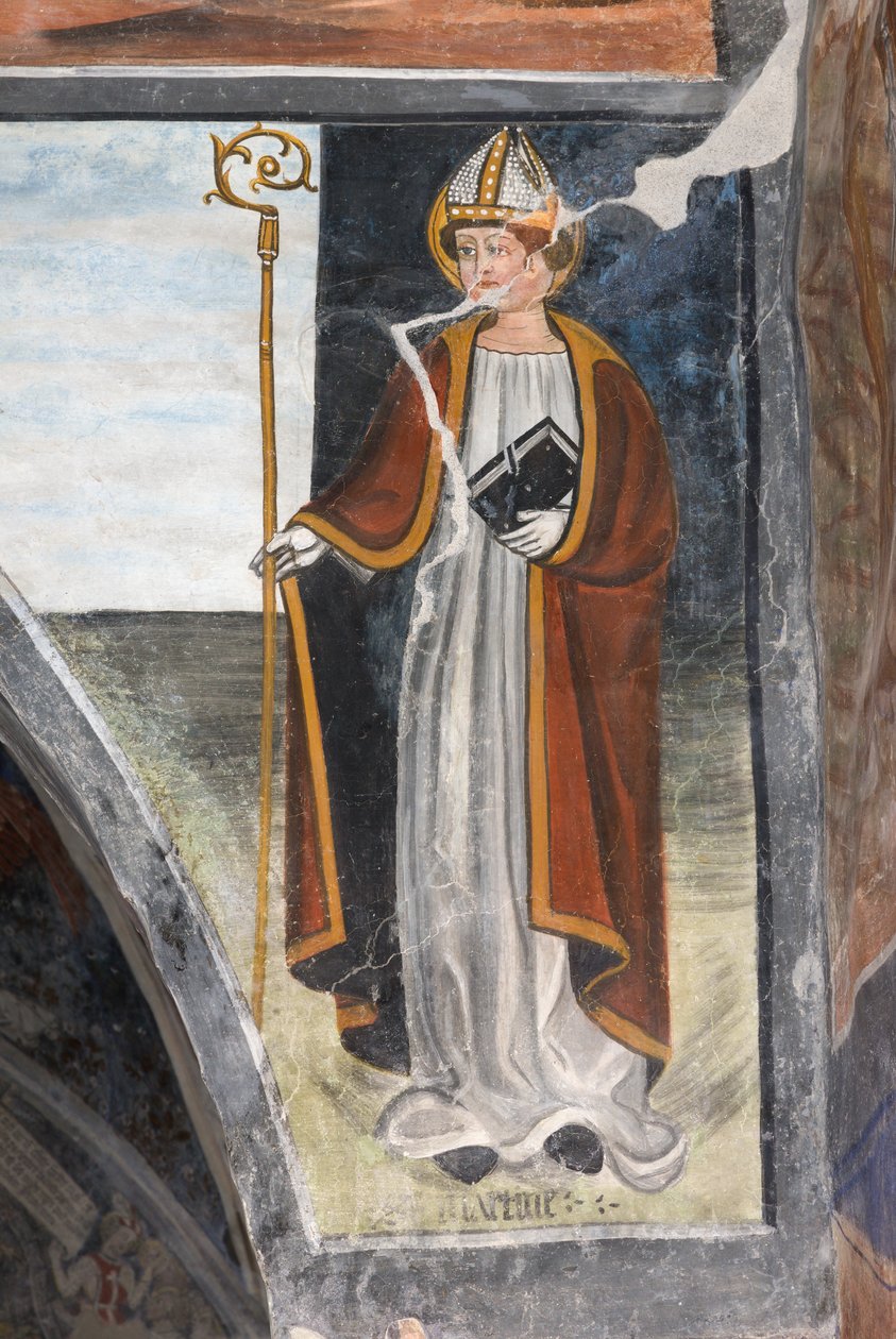Saint Martin of Tours, Roman bishop and soldier by Giovanni di Cherasco Botoneri