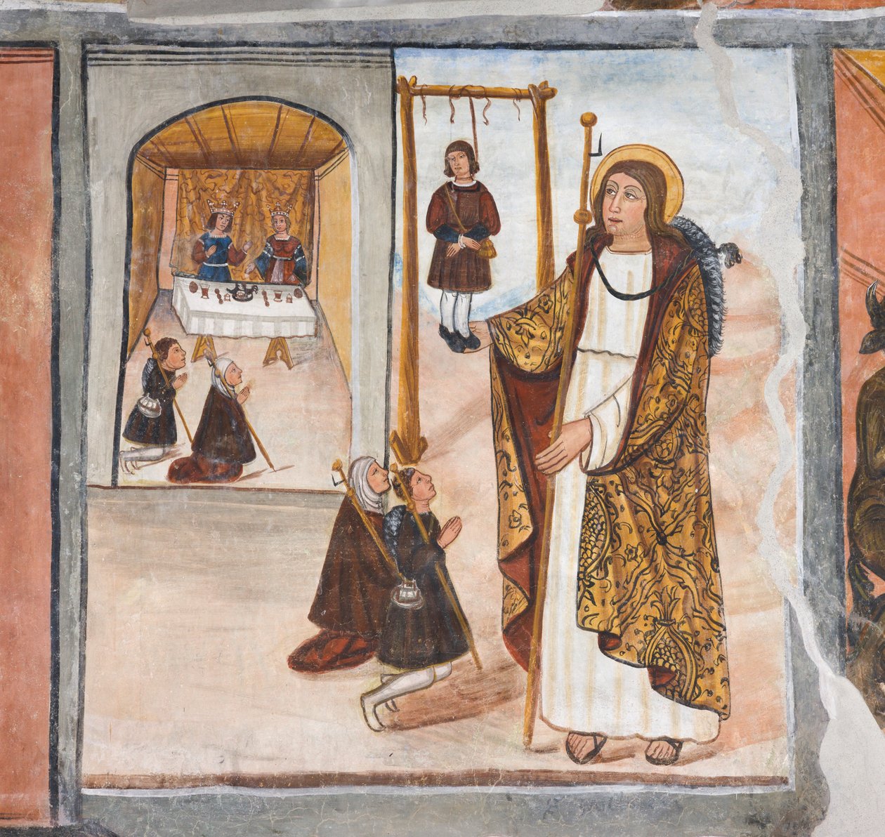 The Miracle of Saint James in Santo Domingo de la Calzada by Giovanni di Cherasco Botoneri