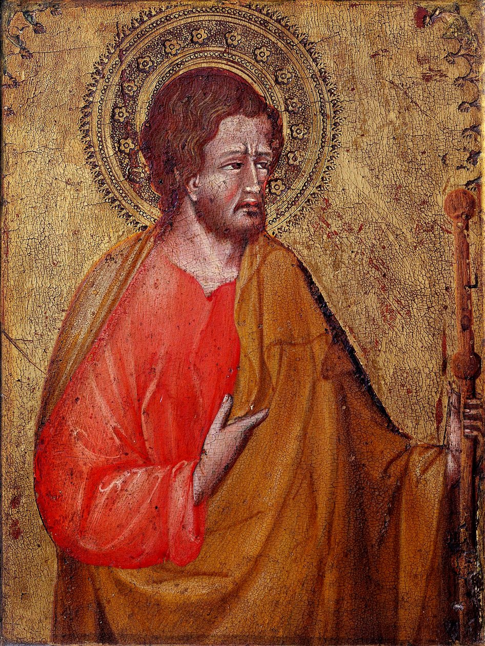 Representation of Saint James the Pilgrim by Giovanni di Paolo