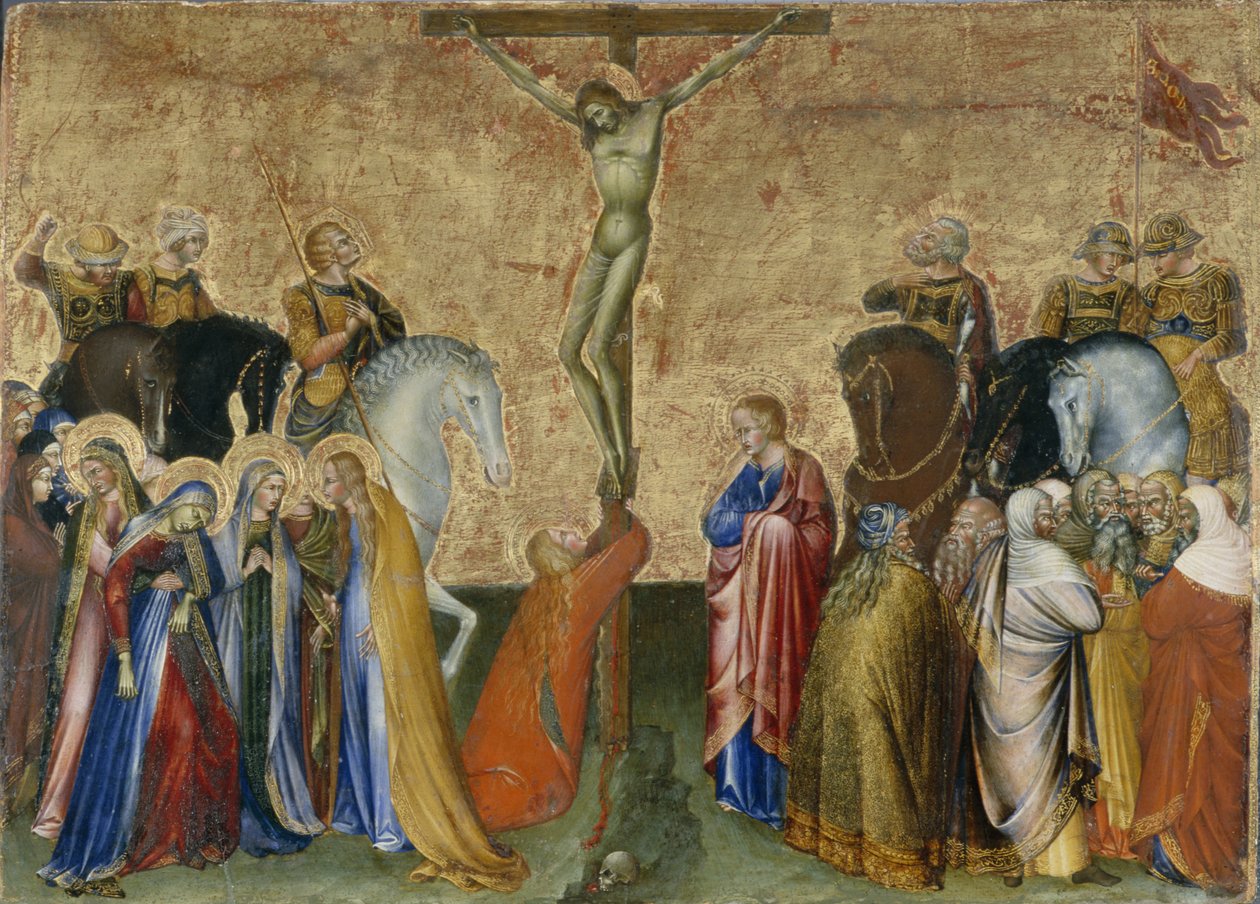 The Crucifixion of Christ by Giovanni di Paolo di Grazia