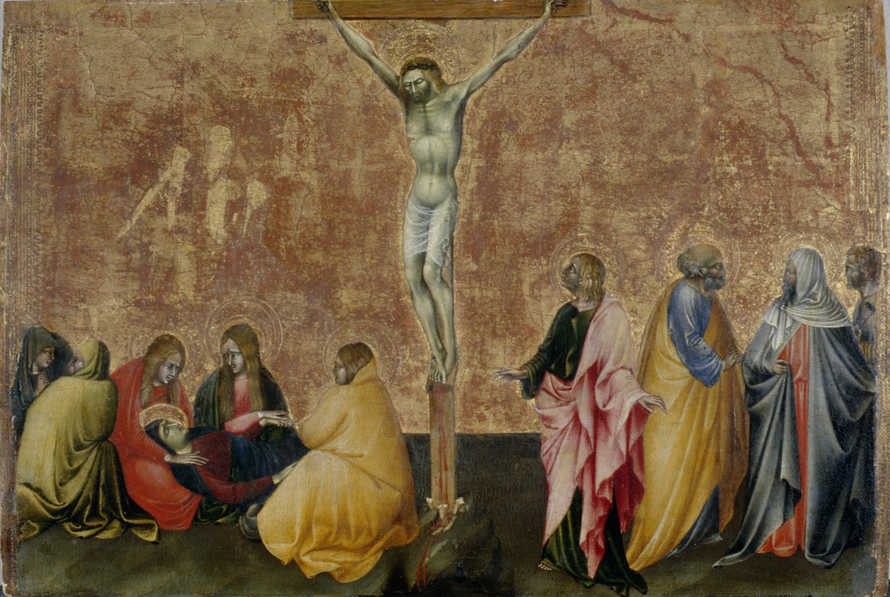 The Crucifixion of Christ by Giovanni di Paolo di Grazia