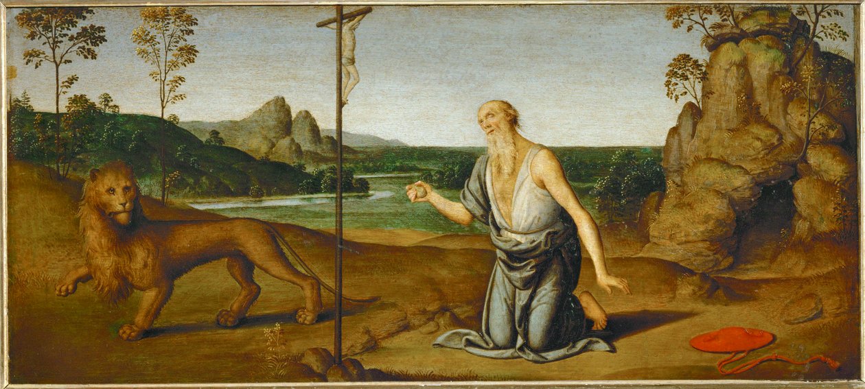 Saint Jerome in the Desert by Giovanni di Pietro (c.1450 1529) (studio of)