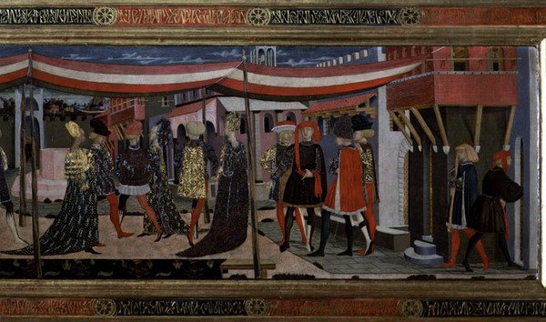 Frontal from the Adimari Cassone (detail) by Giovanni di Ser Giovanni Scheggia