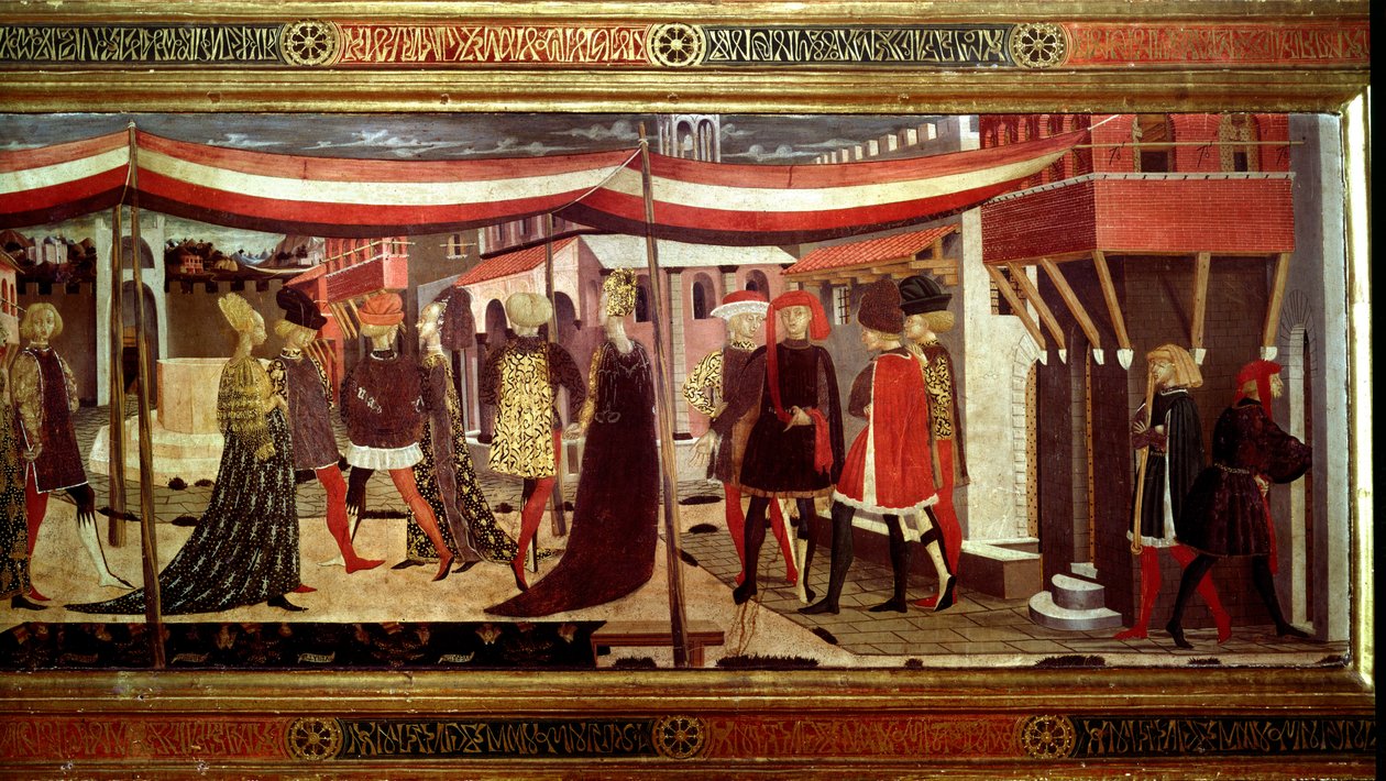Renaissance Wedding Ceremony (detail) by Giovanni di Ser Giovanni Scheggia