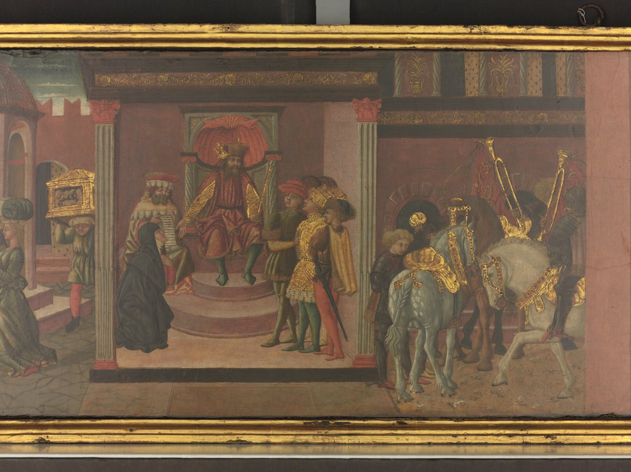 The Story of Trajan and the Widow (detail) by Giovanni di Ser Giovanni Scheggia