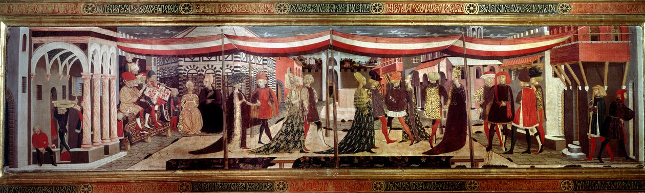 Wedding Ceremony at the Renaissance by Giovanni di Ser Giovanni Scheggia