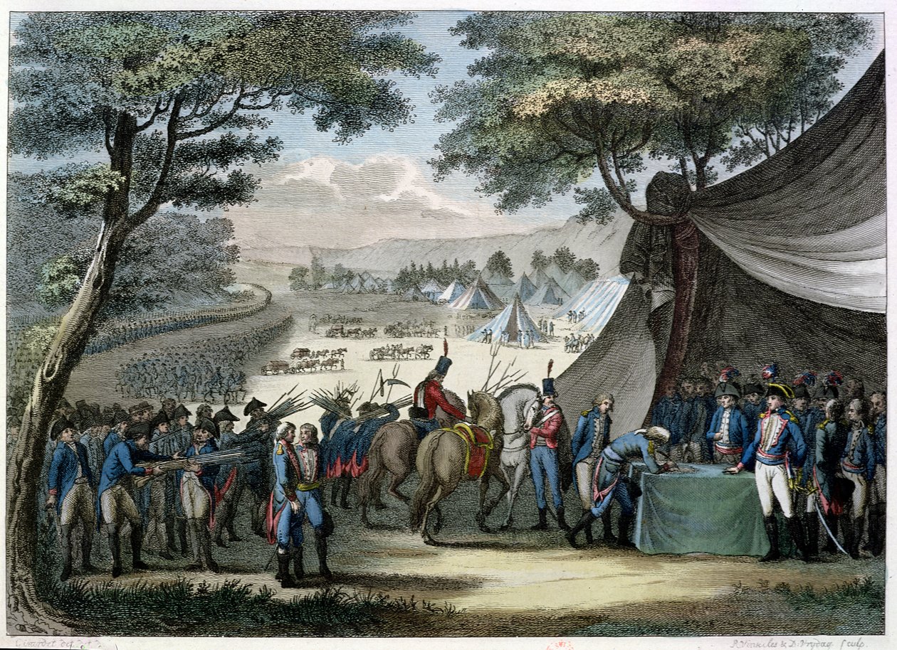 Pacification of the Vendee by General Hoche, 20th April 1795 by Karl Girardet