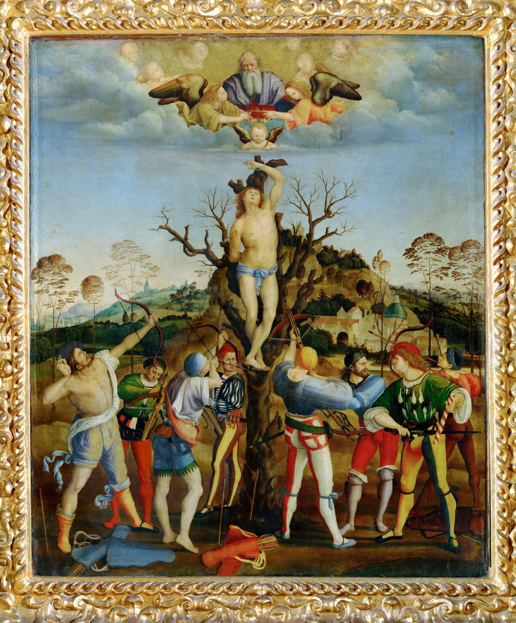 The Martyrdom of Saint Sebastian, Early 16th Century by Girolamo Genga