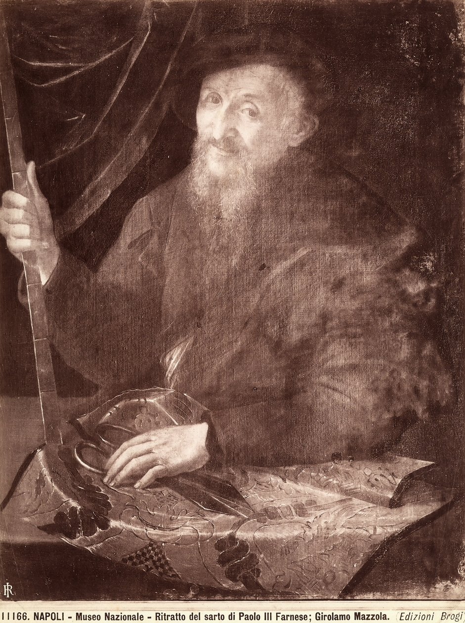 Portrait of a Tailor, 1520-69 by Girolamo Mazzola Bedoli