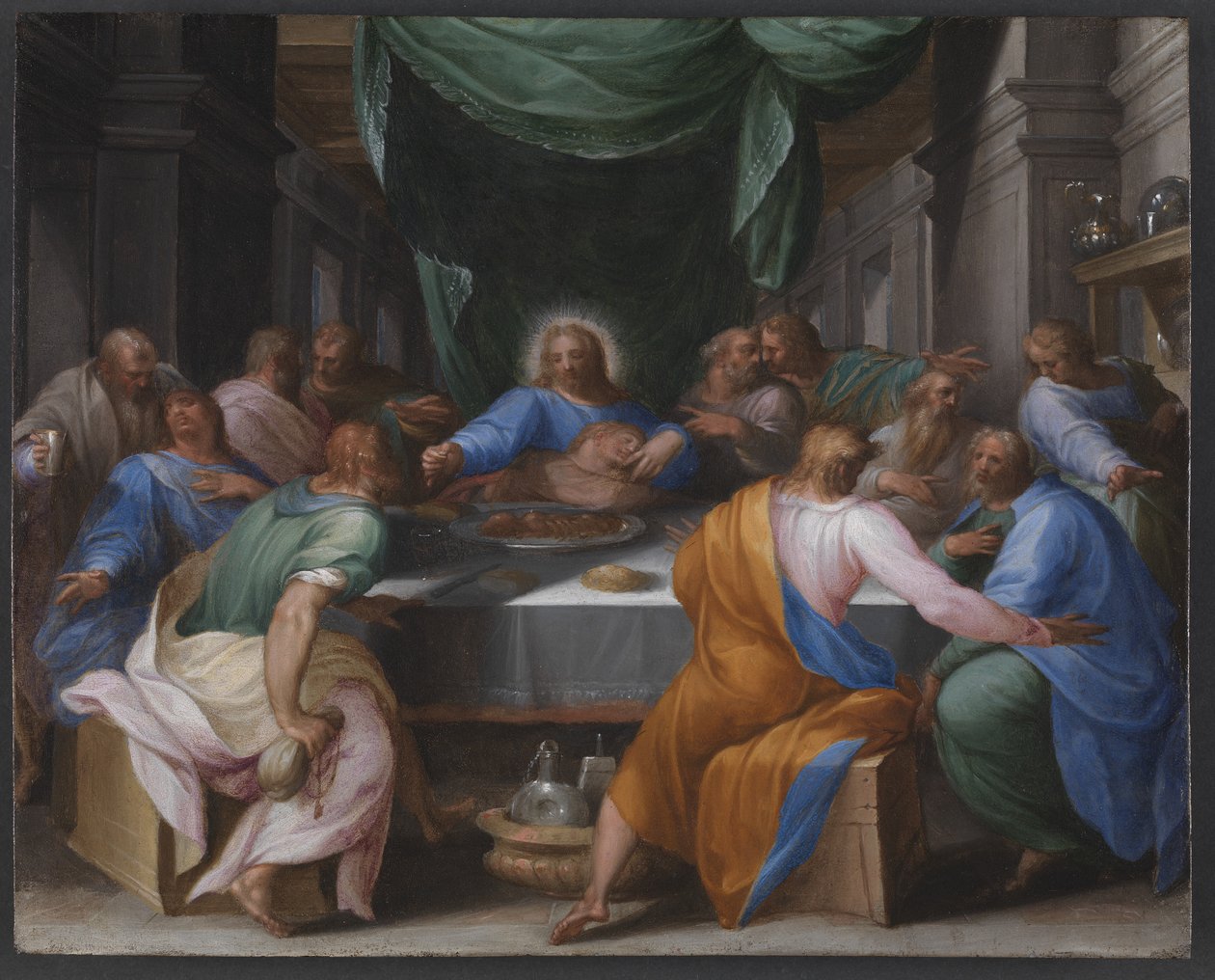 The Last Supper by Girolamo Muziano
