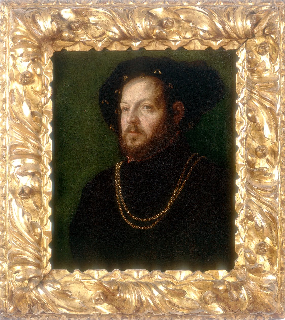 Portrait of a man, work by Girolamo da Carpi, conserved at the Galleria Estense in Modena by Girolamo da Carpi