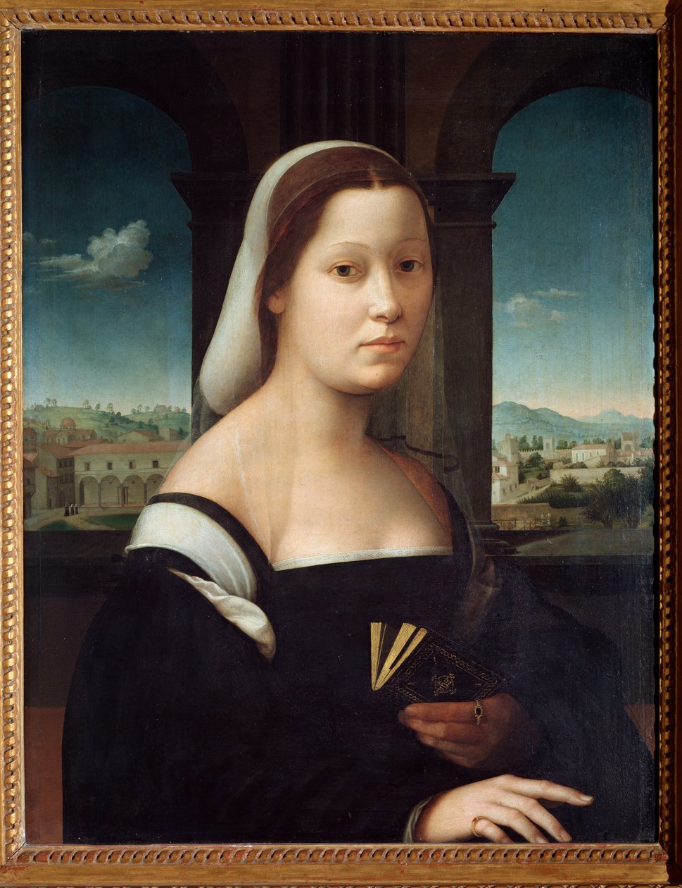 Portrait of a Lady (Painting by Giuliano Bugiardini