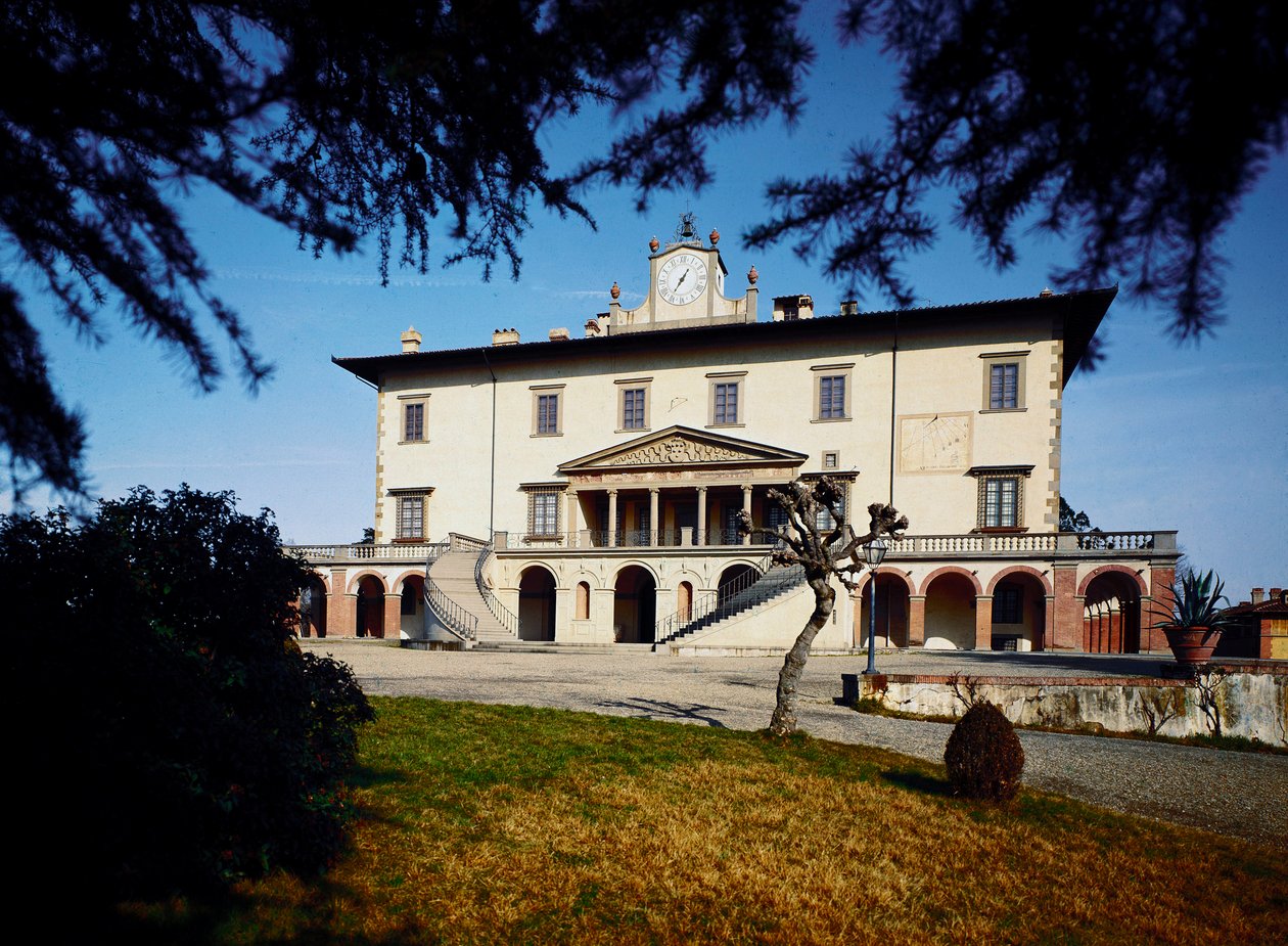 View of Villa Ambra a Poggio a Caiano by Giuliano Giamberti da Sangallo