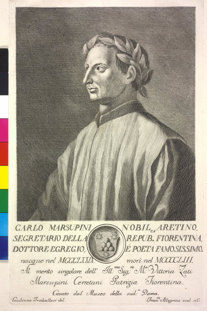 Carlo Marsuppini by Giuliano Traballesi