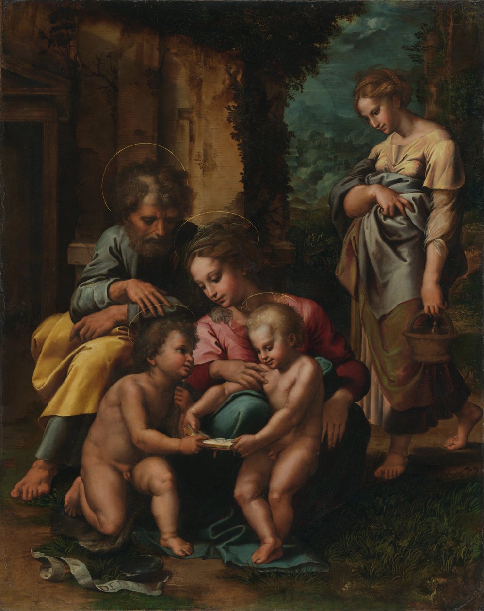 The Holy Family by Giulio Romano