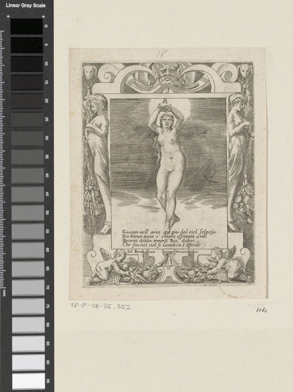 Juno Suspended in the Air (Love, Anger, and Jealousy of Juno) by Giulio Bonasone