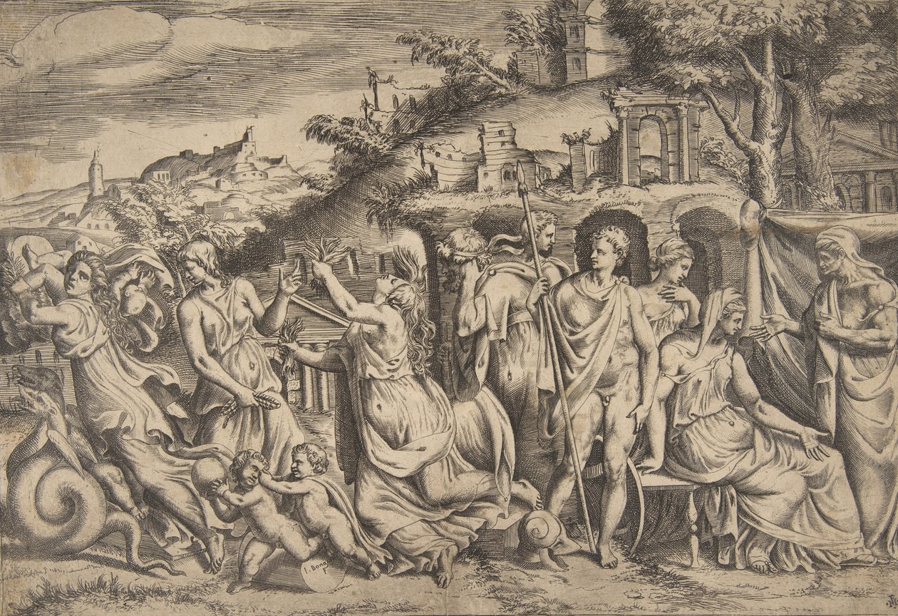 The Story of Jason and Medea by Giulio Bonasone