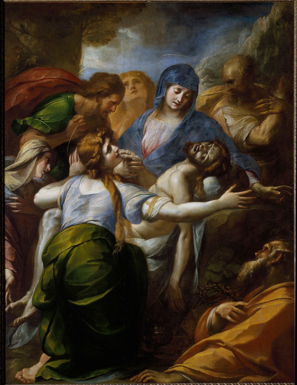 Pieta. Lamentation about the Death of Christ by Giulio Cesare Procaccini