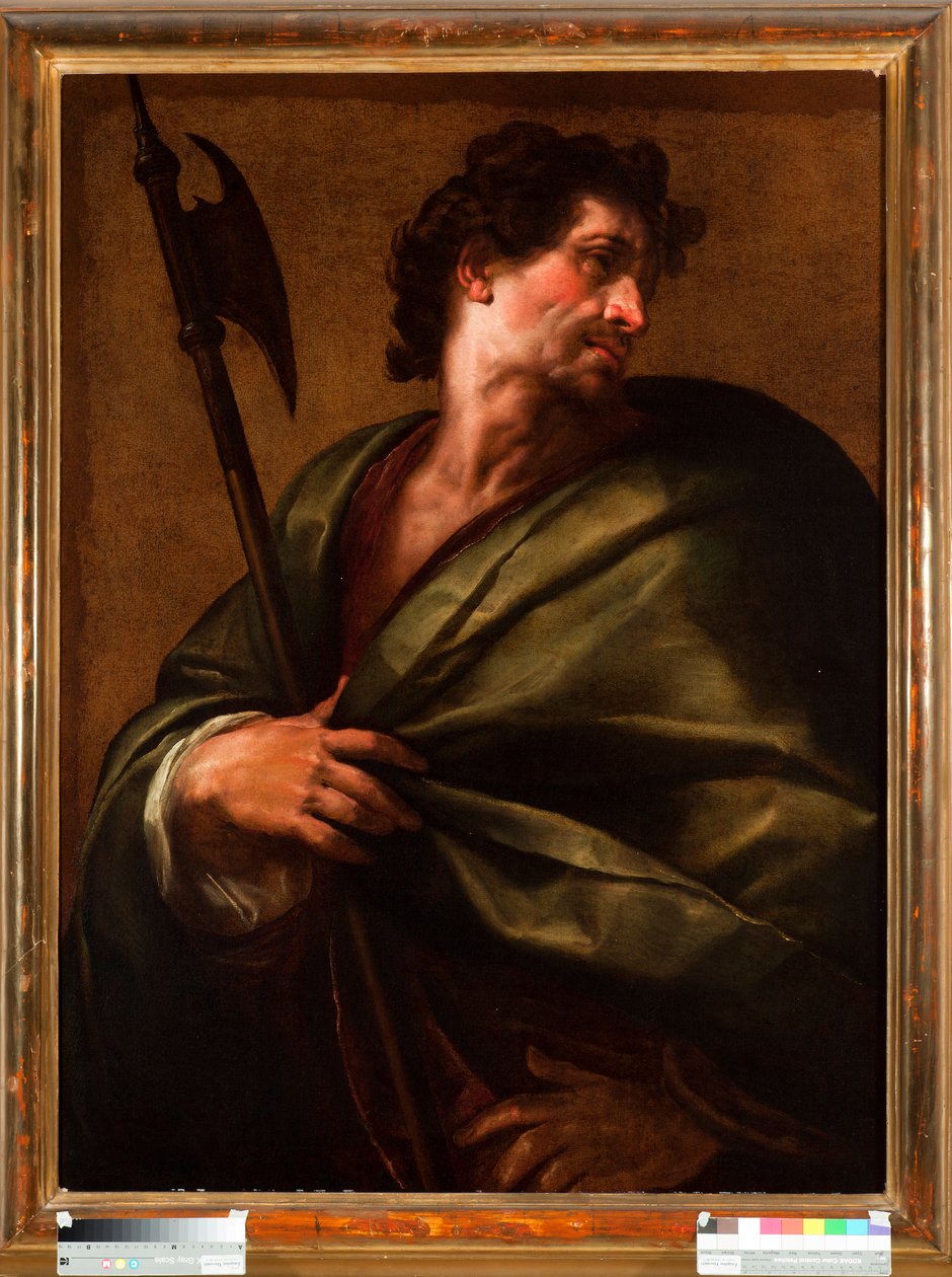 Representation of the Apostle Saint Matthew (The Apostle St Matthew) Painting by Giulio Cesare Procaccini (1574-1625) by Giulio Cesare Procaccini