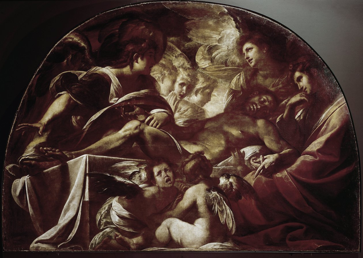 Der tote Christus von Giulio Cesare Procaccini: Kunstdruck