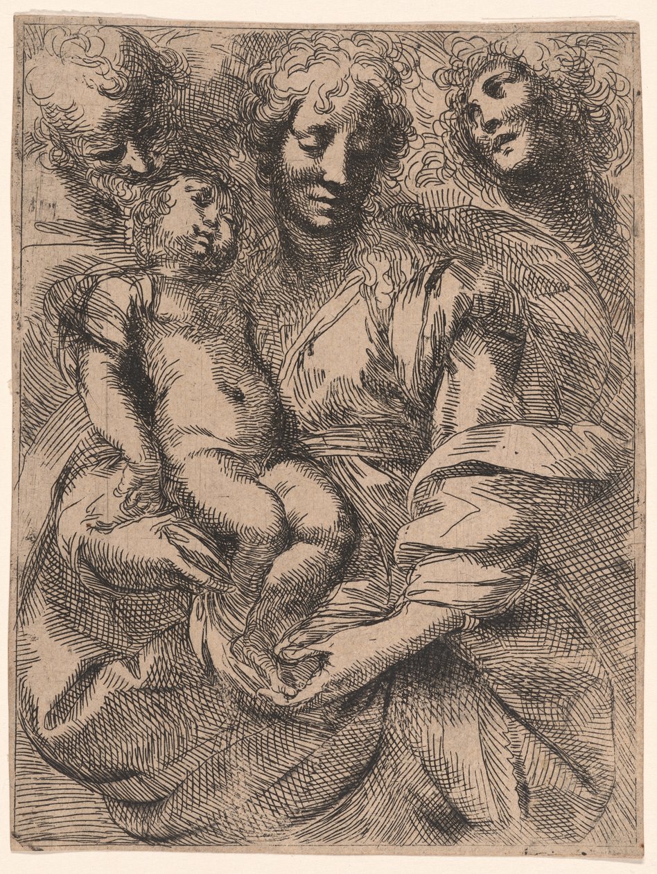 The Holy Family by Giulio Cesare Procaccini