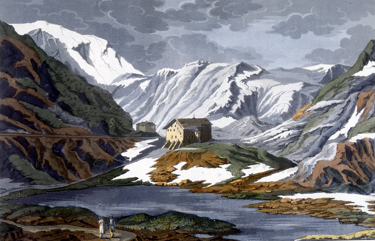 Hospice of the Great Saint Bernard in Switzerland - in 