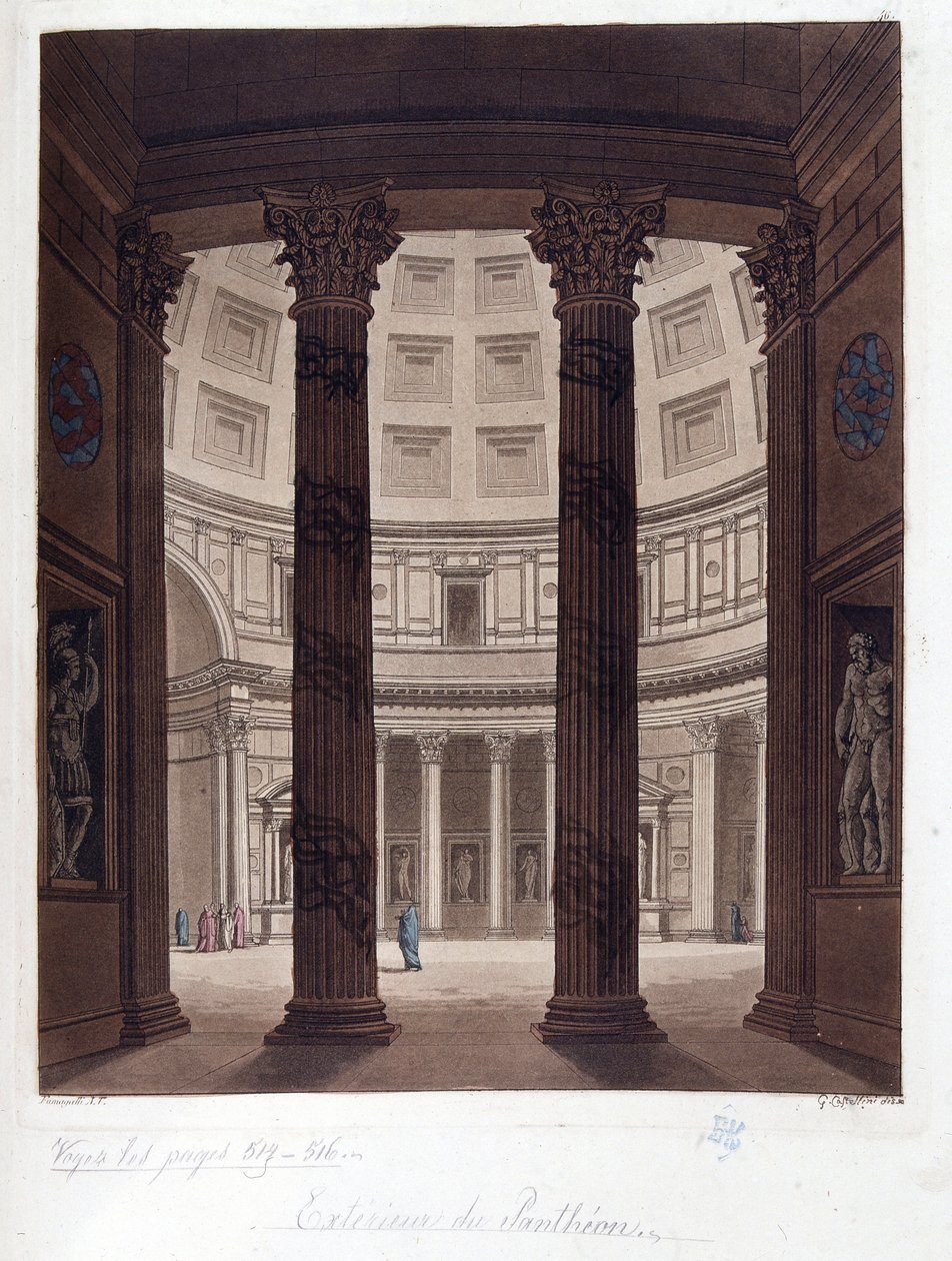 Interior of the Pantheon of Rome (from 