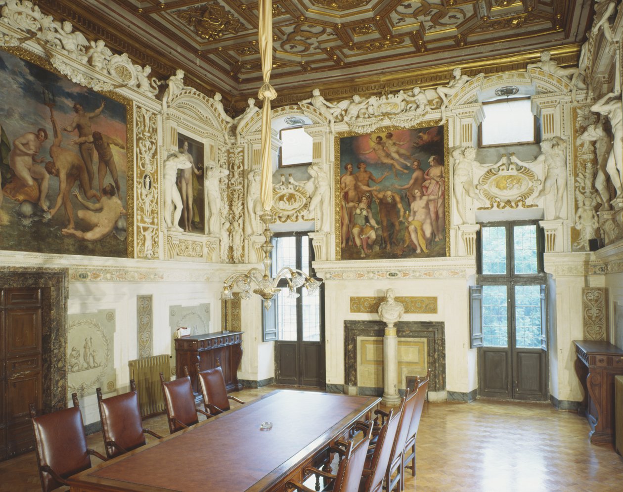 Hall of the Four Seasons by Giulio Mazzoni
