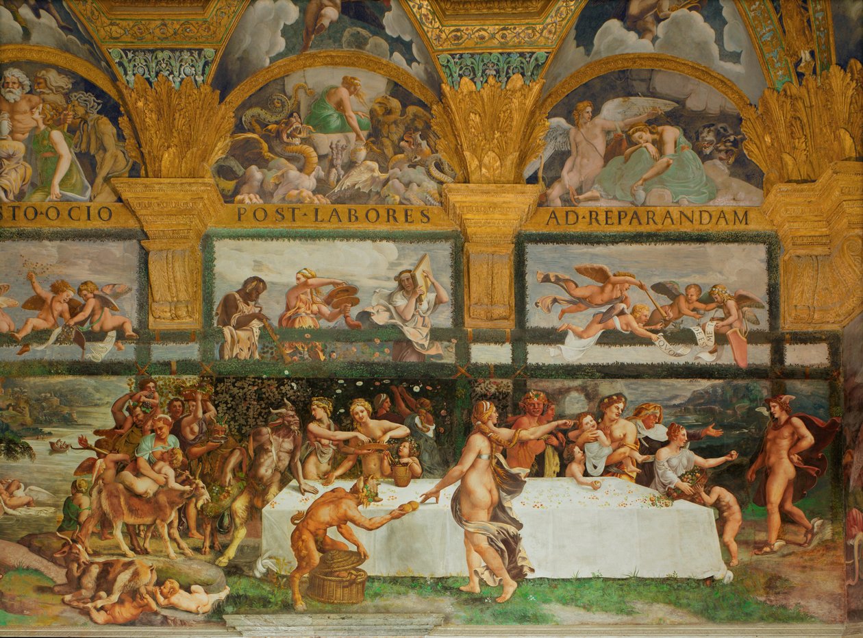 Bacchanalia, from the Hall of Amor and Psyche by Giulio Romano