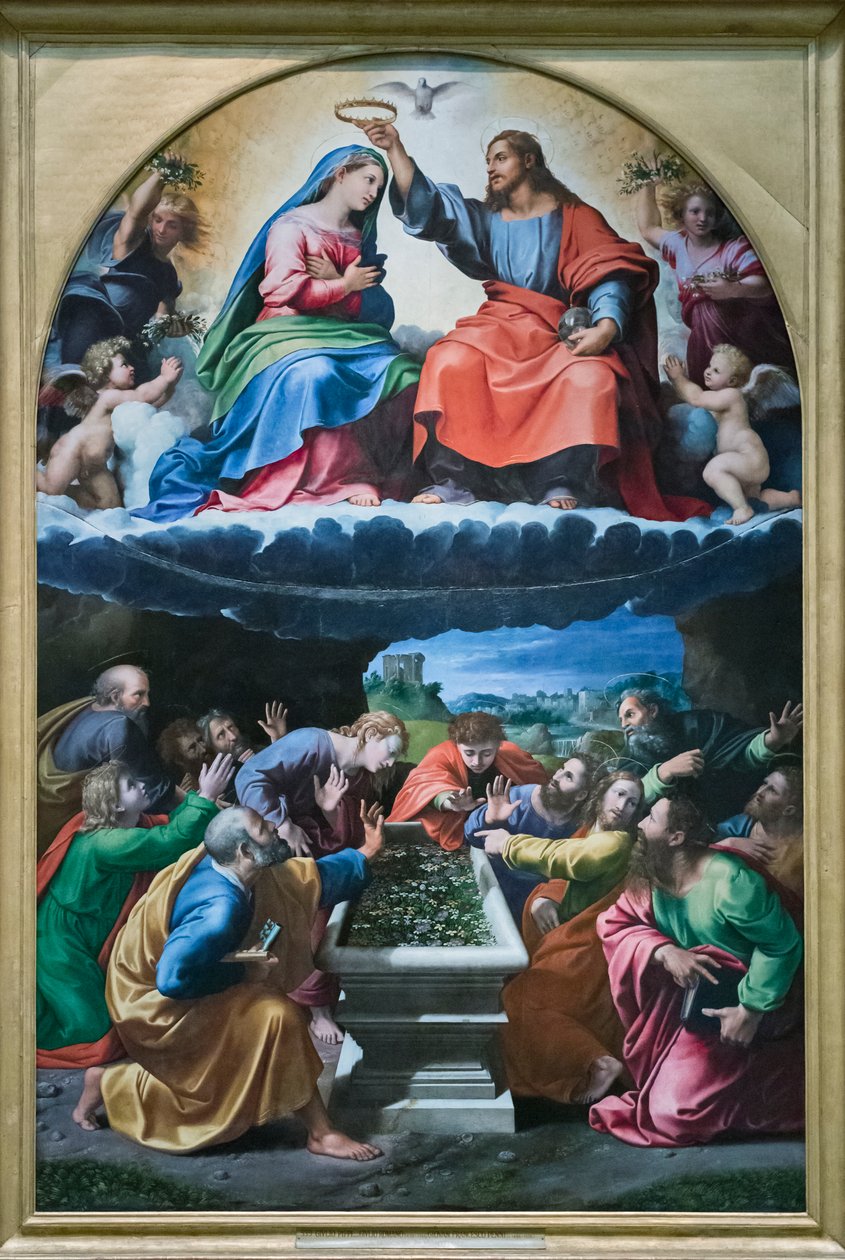 Crowning of the Virgin, called "Madonna of Monteluce" by Giulio Romano